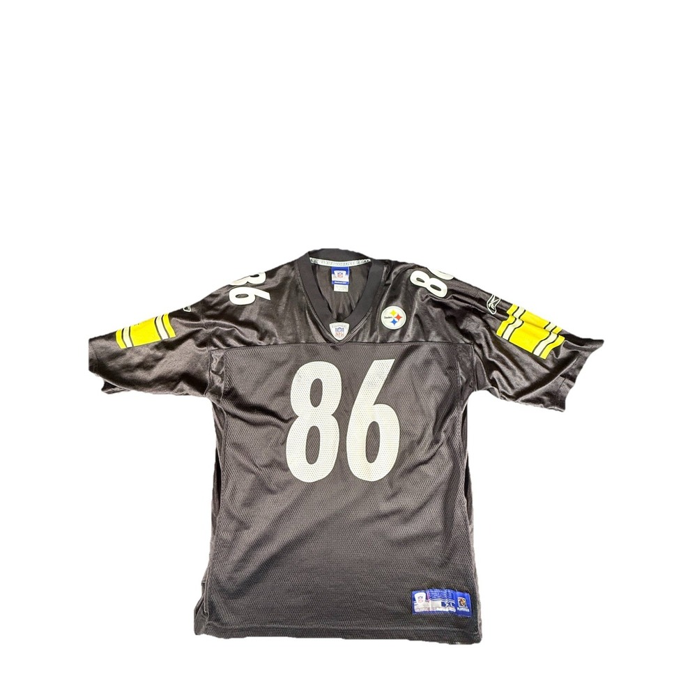 Pittsburgh Steelers Hines Ward #84 Reebok On Field Jersey Black | Men's XL